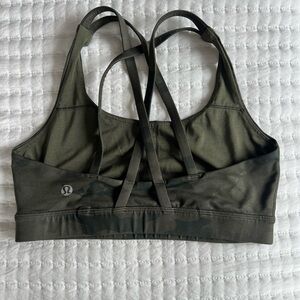 Lululemon athletica Dark Green Sports Bra